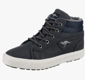 KangaROOS Unisex KAVU I Zapatillas altas Azul Marino Entrenador Reino Unido Talla 11.5 EU 30 #181 - Imagen 1 de 12
