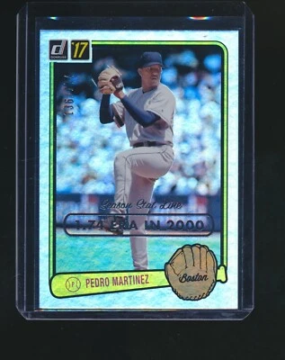 PEDRO MARTINEZ 2017 PANINI DONRUSS SILVER FOIL PARALLEL 136/174 #RV-42 - Image 1 of 2