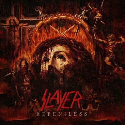 SLAYER Repentless BANNER HUGE 4X4 Ft Fabric Poster Tapestry Flag album cover art - Image 1 of 3