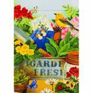 **BANDERA ABIERTA** Mesa de jardineros 13S4134 Evergreen CASA DE GAMUZA Bandera 28" x 44" - Imagen 1 de 1