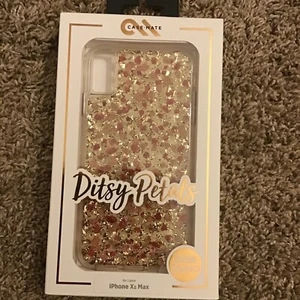 NIB Case Mate Ditsy Petals clear case iPhone XS Max - Picture 1 of 3
