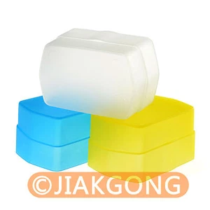 Blue+Yellow+white kit Flash Diffuser for 580EX II - Picture 1 of 1