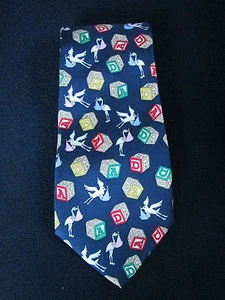 Alynn "New Father" Men's Silk Tie - Picture 1 of 4