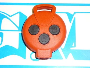 Funda Naranja Y Botones Negros Para Llave Mando Inteligente Mhd Fortwo 451 3 - Imagen 1 de 1