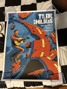 Póster Tyler Childers 16/04/2025 Charlotte NC auténtico numerado/300🔥🎸 - Imagen 1 de 5