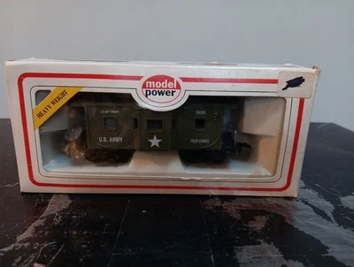 Model Power/US.Army Bay Window Caboose,(Troop Carrier),Nr9165.HO/DC/Ep.l-lll - Image 1 of 4