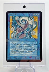 ALPHA – Wall of Air – HP MTG Magic the Gathering 1993 Card in Magnetic Holder - Picture 1 of 12