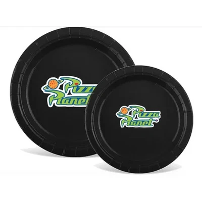 Juego de suministros para fiestas Pizza Planet, negro, vajilla desechable, tema Toy Story, 60 piezas Foto 1 de 4