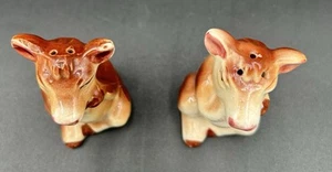 Vtg Elsie CowSalt & Pepper Shakers 1950s Borden's Dairy Advertising - Picture 1 of 7