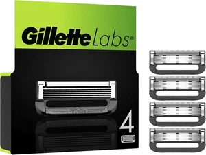GILLETTE LABS NACHFÜLLER 4 ERSATZKLINGEN FÜR ALLE GILLETTE LABS Rasierer - Bild 1 von 5