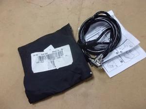 Dell Biurko komputerowe Laptop Tether Noblelock Security 6' Blokada kabla 0JP222 JP222 - Zdjęcie 1 z 6