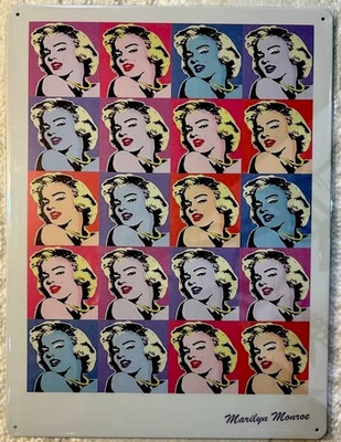 FREE SHIPPING! BUY or make OFFER B4 it’s SOLD! Marilyn Monroe 12x16 TIN SIGN #70 - Image 1 of 4