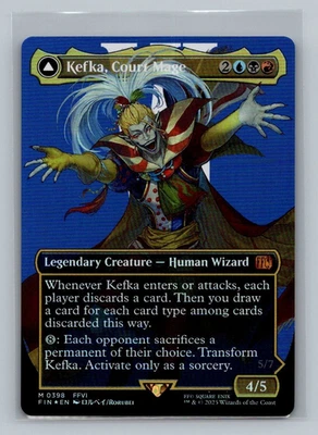 Kefka, Court Mage (0398) [Borderless Foil] (NM) - MTG - Final Fantasy (ENG) - Image 1 of 2