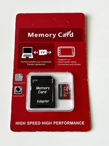 Karta TF 32 GB z adapterem, szybka wysoka wydajność wstrząsy i wodoodporność - Zdjęcie 1 z 2