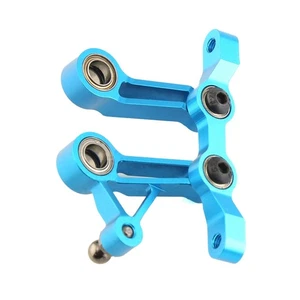 YR Yeah Racing Aluminum Steering Set for XV02 TXV2-007BU W119 - Blue CNC Upgrade - Picture 1 of 6