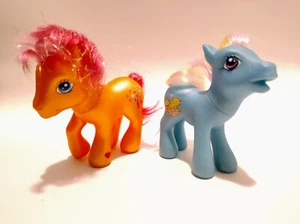 VINTAGE My Little Pony G3 Sparkle Works Morning Dawn Delight MLP lotto di 2 - Foto 1 di 6