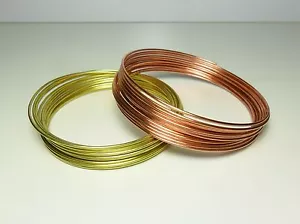 Filo matassina Rame / Ottone 1 / 2,5 / 3 / 4 / 5 mm DIY Hobby Soft natural wire - Zdjęcie 1 z 12