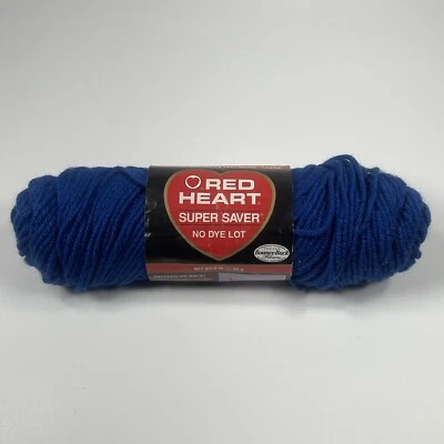 Red Heart Needlepoint/Embroidery THREAD Tapestry 100% Acrylic 4 Ply Yarn Blue - Image 1 of 4