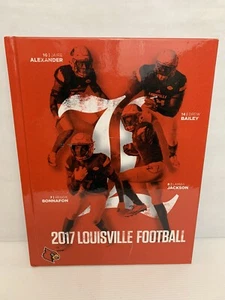 2017 Louisville Cardinals Football Media Press Guide Yearbook Lamar Jackson - Picture 1 of 3