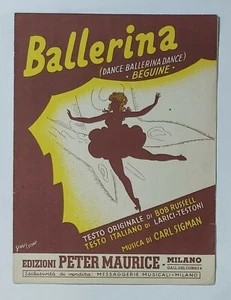 29965 SPARTITO MUSICALE 22/ - Ballerina (Beguine) - Peter Maurice ed. - 1948 - Picture 1 of 5