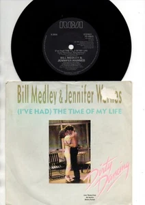 Bill Medley & Jennifer Warnes ~Time Of My Life ~ 1987 Vinyl 7" Single + PS . VG+ - Picture 1 of 1