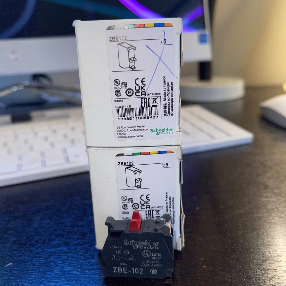 ZBE102. Schneider. Aux Contact NC 1 pieza cada precio Foto 1 de 1