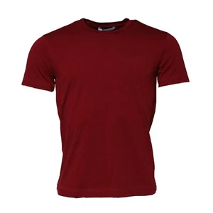 DOLCE & GABBANA T-shirt Dark Red Men Crew Neck Short Sleeve IT46/US36/S 980usd - Picture 1 of 6