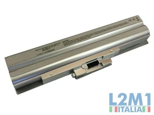 Batteria 5200mAh ARGENTO per SONY VAIO VPC-Y118EC VPC-Y118GX-BI - Foto 1 di 1