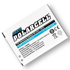 PolarCell NFC akkumulátor Samsung Galaxy S4 mini GT-i9190 u LTE GT-i9195 EB-B500BE - Zdjęcie 1 z 3