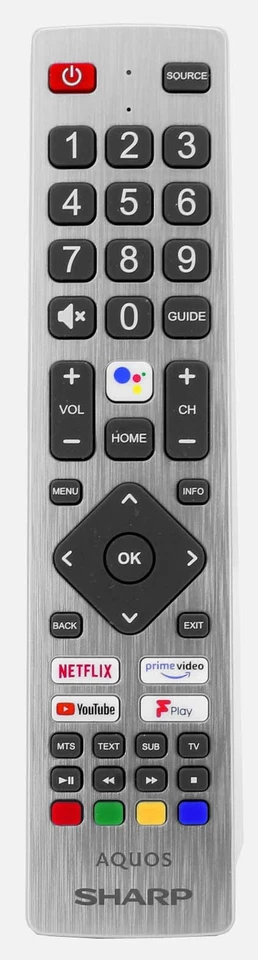 *Genuine* Remote Control for Sharp 32FH2KA  50FL1EA 55FL1EA Full HD Android TV - Image 1 of 1
