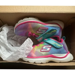 Skechers Trainer Lite-Dash N Dazzle Girls Training Shoe - Infant 7 - Picture 1 of 4