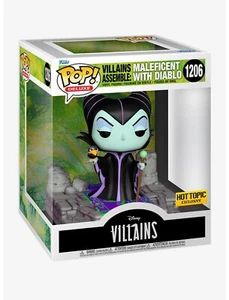 Funko Disney Villains Assemble Pop! Deluxe Maleficent With Diablo (#1206) - New - Picture 1 of 3