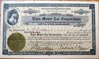 1917 Stock Certificate: 'Elgin Motor Car Corporation' - Illinois IL Automobile