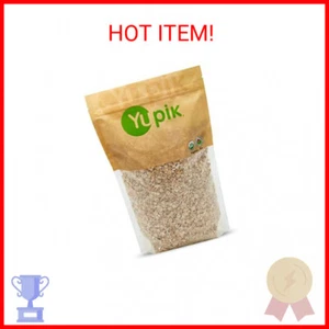 Yupik Organic Barley Flakes, 2.2 lb, Non-GMO, Vegan, Kosher, Steamed, Rolled & L - Picture 1 of 2