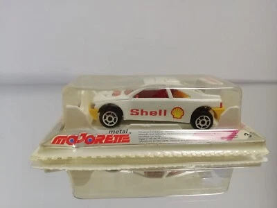 Majorette Peugeot 405 T16 Le Moutard Shell Firestone in Box errore di fabbric... - Immagine 1 di 4