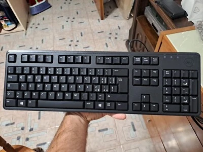 Dell Keyboard  KB212-B ENGLISH/QWERTY BRAND NEW OPENED QUIET KEYS WIRED USB - Immagine 1 di 3