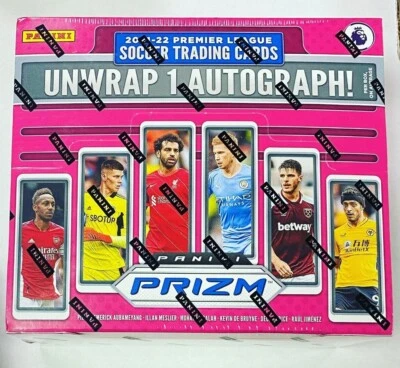 2021-22 Panini Prizm Premier League Inglesa Fútbol HOBBY Caja Sellada de Fábrica EPL Foto 1 de 2