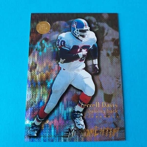 TERRELL DAVIS 1996 Fleer Ultra MR MOMENTUM #3 Broncos Insert REFRACTOR like nm/m - Picture 1 of 4
