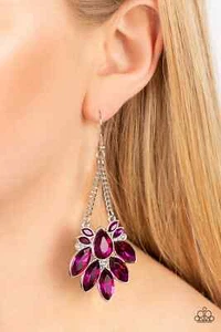 Paparazzi PRISMATIC PAGEANTRY pink earrings - Picture 1 of 2