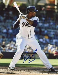 RYMER LIRIANO ACTION SAN DIEGO PADRES SIGNED AUTOGRAPHED 8X10 W/COA - Picture 1 of 1