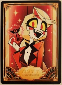 Tarjeta coleccionable Hazbin Hotel Vivziepop 1a edición Charlie Morningstar 09/50 - Imagen 1 de 1
