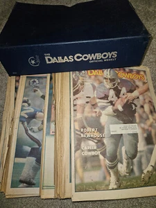 ๐ DALLAS COWBOYS OFFICIAL WEEKLY February 1984-1985 (32) Issue Lot Vol 10 #1-32 - Picture 1 of 7