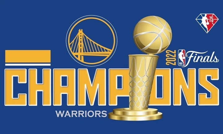 Golden State Warriors 2022 CHAMPIONS 3x5 Ft Banner Flag 2022 Playoffs The Finals - Image 1 of 1