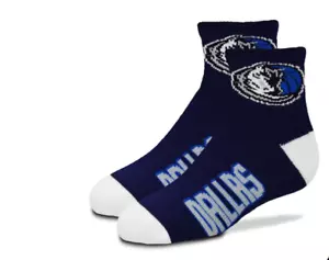 Dallas Mavericks Basketball Youth Quarter Team Logo Socks - Picture 1 of 1
