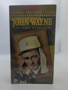 John Wayne The Three Musketeers *NEW* VHS 2 Tape Box Set 12 Episodes - Picture 1 of 6