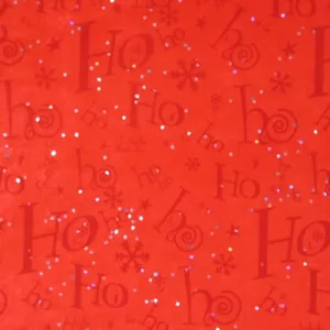 HO HO HO / Snowflakes Christmas Tissue Paper # 413 ... 10 Lrg Sheets - Picture 1 of 2