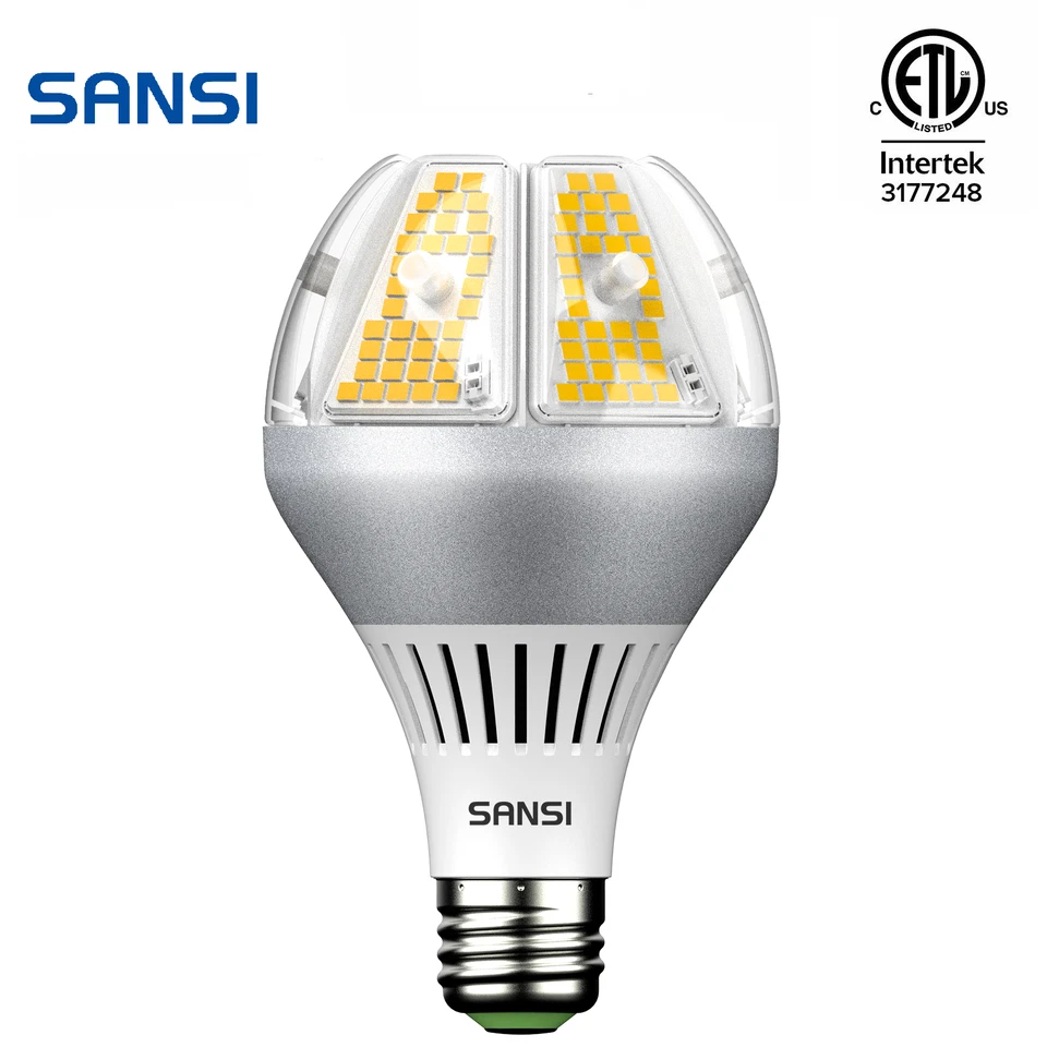 SANSI 6500LM LED Light Bulb 650W Equiv. 35W Workspace Garage Energy saving 5000K - Image 1 of 4