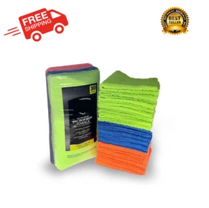 30x Auto Car Microfiber MultiPurpose Surface Cleaning Detail Polishing Towel Rag - Picture 1 of 7