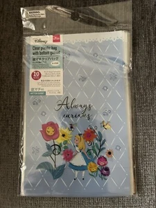 Disney Alicia en el País de las Maravillas Bolso Refuerzo Transparente 10 Pequeño Estuche de Regalo Corazones del Reino - Imagen 1 de 3