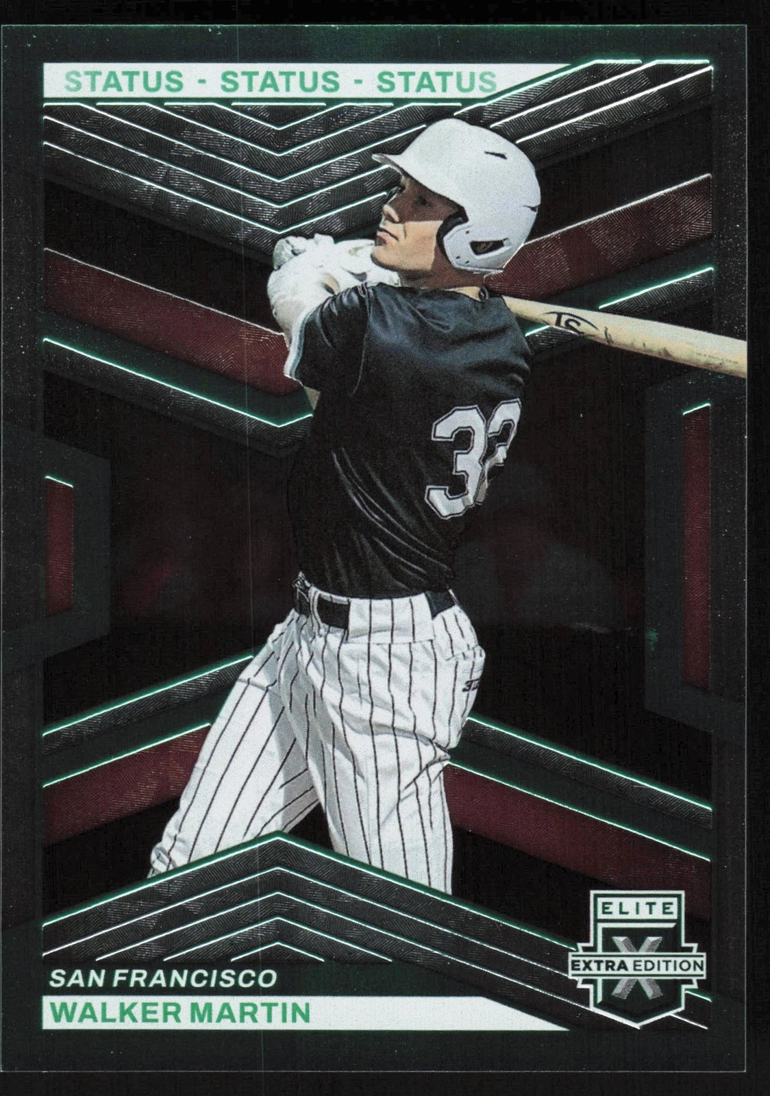 2023 Panini Elite Extra Edition Status Green Walker Martin BB1024 RC 255/499